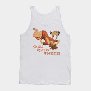 Pro-Cats, Pro-Choice, Pro-Feminism Tank Top